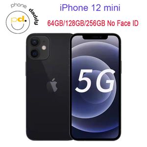 잠금 해제 된 Apple iPhone 12 Mini Genuine RAM 4GB ROM 64/128/256GB A14 iOS NFC 5G 휴대폰 없음 얼굴 ID