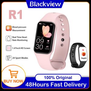 Orologi Blackview R1 Smartwatch impermeabile da donna Fitness Tracker Fitness Casey Pressure Blood Pressure Monitor Smart Watch per Android iOS