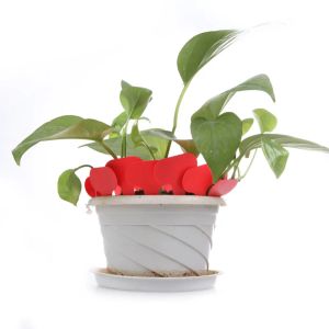 100pcsプラスチックプラントラベルマークTタイプの植物タグガーデン装飾品ガーデニングラベル保育園フラワータグ4色再利用可能
