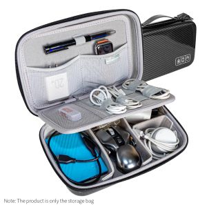 Çantalar Sert EVA Dijital Depolama Çantası Fare/Sabit Sürücüler/USB Sürücüler/Saatler/Şarj Cihazları/Veri Kabloları/Kalem Kutusu Taşınabilir Taşıma Çantası