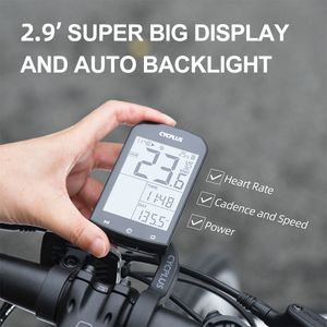 CYCPLUS M1 Bicycle Computer GPS Cycling Speedometer Bluetooth 5.0 ANT+ Ciclismo Speed Meter Bike Computer Senser Accessories