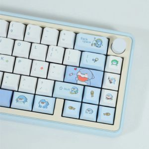 Accessories 131 Keys Hot blooded shark keycap PBT Dye Sublimation Keycaps For Cherry Switch 64 68 75 87 98 104 Mechanical Keyboard Key Caps
