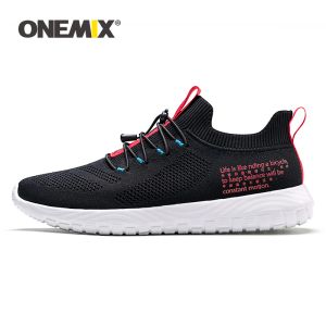 Boots Onemix Men Sneakers Casual Lightweight Outdoor Badminton Shoes Breathable Mesh Walking Vulcanized Male Tennis Shoes Big Size 47