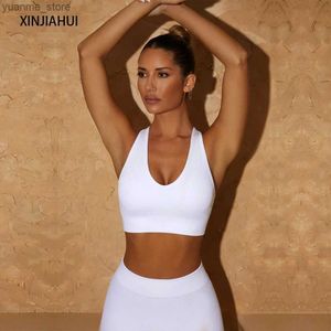 Yoga kläder Gym Wear Workout Set Yoga Set Sportswear Womens Tracksuit Fitness Outfits Sports Suit Tops Shorts Legging Bra Seamless Set Lulu Y240410