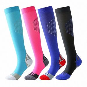 new Compri Socks Fit Football Soccer, Men Socks, Varicose Veins, Pregnant Women, Medical Nursing Knee High Stockings r0Ii#