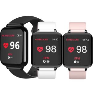Relógios B57 Smart Watch Rastreador de fitness à prova d'água Sport para iOS Android Freqüência cardíaca Monitore Funções de pressão arterial