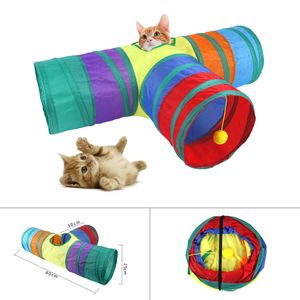 2/3/4Holes Pet Cat Tunnel Funny Toys for Cats Foldable Tunnel for Cats Interactive Rabbit Kittens Cat Training Toy Pet Products