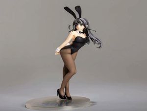 Anime Aniplex Rascal drömmer inte om Bunny Girl Senpai Sakurajima Mai PVC Action Figure Collectibles Model Toys2579477