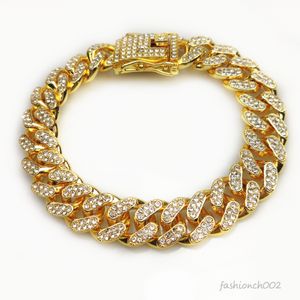 Definir Miami Cuban Link Bracelet High Jewelry Bangle Round Bracelet VVS Moissanite Diamond Link 10K Gold branco