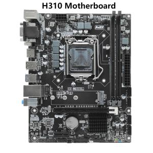 Motherboards H310 Computer Motherboard MicroATX 32GB Dual Channel Mainboard LGA1151 DDR4 2666/2400/2133 Memory Main board Support 8/9rd Gen