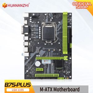 Madri Huananzhi B75 Plus M.2 Madono MatX per Intel LGA 1155 I3 I5 I7 E3 DDR3 1333/1600MHz 16GB VGA HDMicompatible