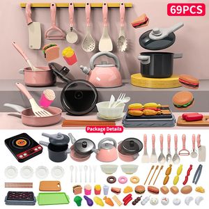 698492108 PCS Play Acessórios de cozinha Conjunto de brinquedos para criança fingir alimentos para cozinhar brinquedos de Natal Presente de Natal Crianças 240407