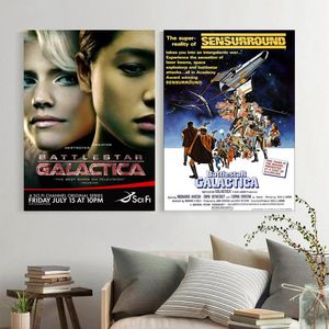 Battlestar Galactica Movie TV Show Anime Canvas Art Poster and Wall Art Picture Print Modern Family Bedroom Decor Posters