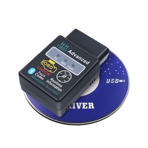 Avançado HH OBD ELM327 V1.5 Interface Elm 327 Mini Bluetooth Android Windows Torque Hardware 1.5 OBD II Ferramenta de scanner de diagnóstico