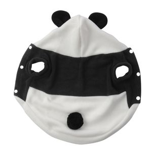 Panda Suit Hoodie Costume Pet Köpek Giysileri Sevimli Polar Giysileri Yumuşak Sıcak Ceket Cosplay Outwear Giyim Köpekler için Kediler Evcil Hayvan