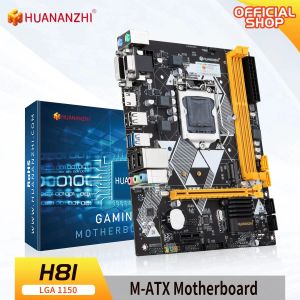 Placas -mãe huananzhi h81 placa -mãe matx Intel lga 1150 i3 i5 i7 e3 ddr3 1333/1600mhz 16gb m.2 satA3 USB3.0 VGA DVI hdmicompatible