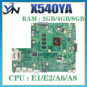 Płyta główna x540ya dla płyty głównej Asus vivobook x540Y z 2GB 4GB 8GBram E1 E2 A67310 A87410U 100% dobrze działa