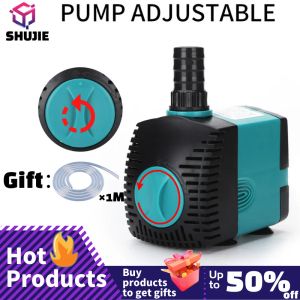 3W 6W 10W 15W 25W Mute Energibesparande justerbar nedsänkbar fontänpumpfilter Fiskdamm Aquarium Water Pump Fountain 2021New