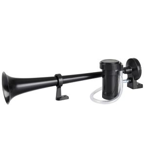 12V Car Air Horn 150DB Super Loud Universal Horn Single Trumpet Compressor 680 Hertz Horn For Car Truck Boat Motorcycle Speaker