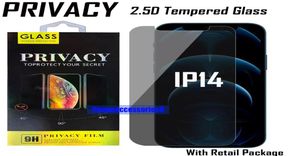 25D Gizlilik Temperlenmiş Cam Telefon Ekran Koruyucusu İPhone 14 13 12 11 Pro Max XR XS X 6 7 8 Antipeeping Antispy Cam R14833371