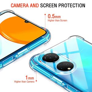 Luxo Cristal Clear Silicone Soft Case para Huawei Honor 70 60 50 SE 30 30S X9 X8 X7 X30 X20 X20 X10 10X 9X Pro Lite Caso à prova de choque