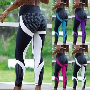 Yoga Outfits Tryckt Yoga Pants Women Push Up Professional Running Fitness Gym Sport Legings Tight Trouser Pencil Leggins Y240410