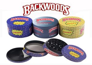 Backwoods Sharpstone Herb Grinder Cartoon Grinders Zinc Eloy Metal Grinders Tobaks kross för torr örtfabrik 9686776