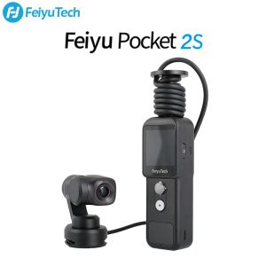 Gimbals FeiyuTech Feiyu Pocket 2S 3Axis Gimbal Camera Split Design Magnetic Base 1 / 2.5Inch Sensor 130 ° Field of View Ultra HD 4K