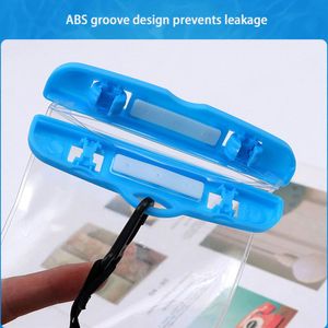 Universal PVC Waterproof Phone Case med Lanyard för iPhone 13 12 11 Pro Max Xiaomi Huawei Samsung Floating Airbag Swim Bag