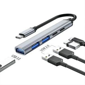 ハブスプリッターハブ実用的なクイックヒート散逸ポータブルタイプ型スプリッター拡張ドッキングステーションラップトップ用