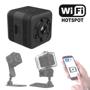 Cameras Mini Sport VGA Camera with Night Vision and Waterproof case. Video can watch in phone APP up to 20 meters.