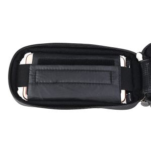 Bolsa de bicicleta de montanha à prova d'água Bolsa frontal Pannier Caminhamento Campo de celular por suporte de celular Bolsa de viga de bicicleta Acessórios para bicicletas