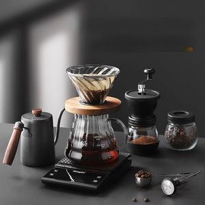 Brew a mano Set Coffee Coffee Coffee Pot Grinder Filtro Filtro Filtro Condividi Coffee Tool Tool