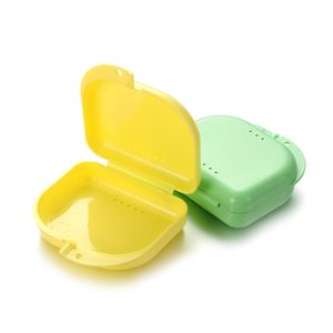 Dental Ferula Box Orthodontics Tooth Retainer Case Braces for Teeth Store Box Mouth Tray Dentistry Tool Supplies False Teeth Box