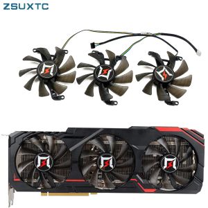 Pads Replacement Cooling Fan for Gainward RTX 3090 3080 3070 3060Ti Wind Chaser RTX3080 3070 Video Card Fan