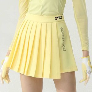 Hot Sale Ladies Golf Golfe Pleated Salia lateral Zipper Causal SportrWear Tennis para mulheres OEM de suporte seco rápido