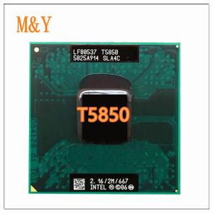 CPUS無料配送ラップトップCPU T5850 SLA4C 2.16GHz 2MBデュアルコアノートプロセッサラップトップCPU Neworiginal