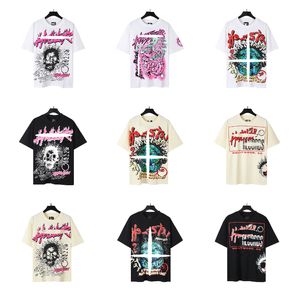 Fashion Mens T Shirts Women Designer T-shirts cottons Tops Man Casual Shirt Luxurys Clothing Street fit Shorts Sleeve Clothes hellstar shirt 03