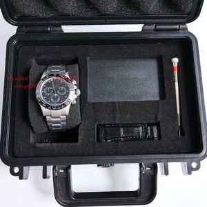 Men's Grey 40*12.3Mm Black 7750 Chronograph Men's Designer Mechanical Watches Business Designers Watch Fashion Round AAAA montredeluxe