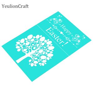 Chzimade Bear Flower Self-Adhesive Silk Screen Printing Stencil Mesh Transfers For Pillow T-Shirts Home Festival Decoration