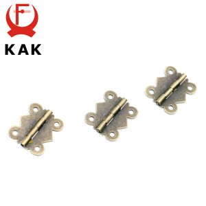 10st Kak 20mm x17mm Bronze Gold Silver Mini Butterfly Door Ginges Cabinet Drawer Jewellery Box Hinge For Furniture Hardware