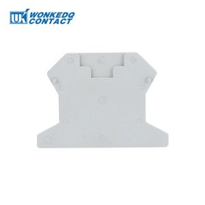 1PC D-UK1.5 Tampa final para o Reino Unido 1.5 Terminais elétricos Conector de arame UK DIN Terminal Terminal Block Acessórios finais Placa de barreira final