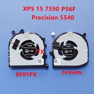 Бесплатная доставка совершенно новая оригинал для Dell 9570 5540 M5530 XPS15 7590 FAN 0V9H8N 0F01PX Вентилятор ноутбука