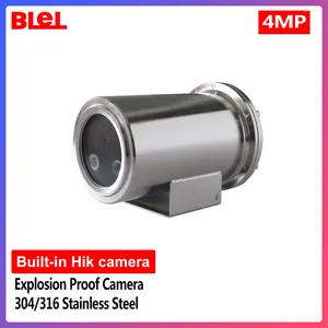 Security Protection Surveillance 4mp Fixed Lens Explosion Proof Camera Made Of 304/316 Stainless Steel IP68