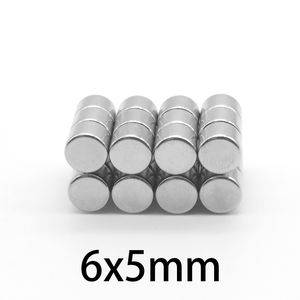 20/50/100/150/200/300PCS 6x5 mm Disc Rare Earth Neodymium Magnets N35 6x5mm Small Round Search Magnet Strong 6*5 mm