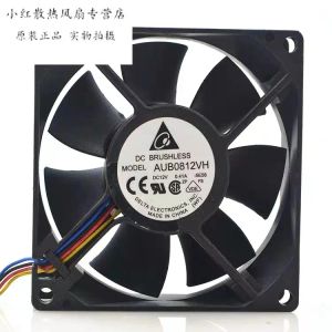 Delta 8025 AUB0812VH 12V 0.41A 8cm 4pin PWM Sıcaklık Kontrolü Soğutma Fan Sunucusu Fan 80mm için 1 adet soğutma