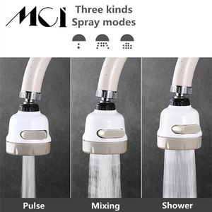 MCI Universal Torneira Aeradora Movável Flexível Tap Head Shower Difusor 3 Modos para Bocal de Bocto de Água do Banheiro da Cozinha Bico Bubbler