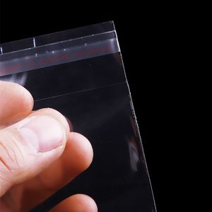 Breite 17 cm transparente Opp -Plastiktüten Selbstversiegelung Verpackung selbstklebender Keks Süßigkeiten Schmuck Geschenkverpackung Cellophanbeutel