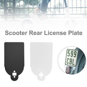 Piastra di licenza scooter elettrica Numero di plastica Porta Segno di avvertimento per Xiaomi M365 o Accessori per scooter elettrici Pro Electric