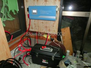 10KVA 8KW Inversor de energia solar 48V96VDC a 220V110VAC Onda senoidal pura embutida Transformador toroidal com carregador AC e UPS